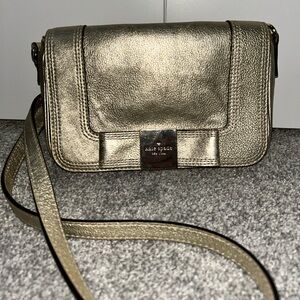 Kate Spade Gold Evening Crossbody Bag